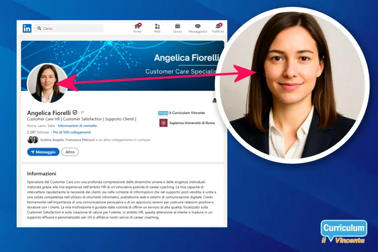 foto perfetta per LinkedIn